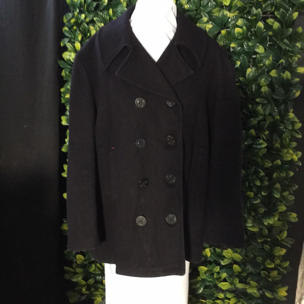 Black pea coat